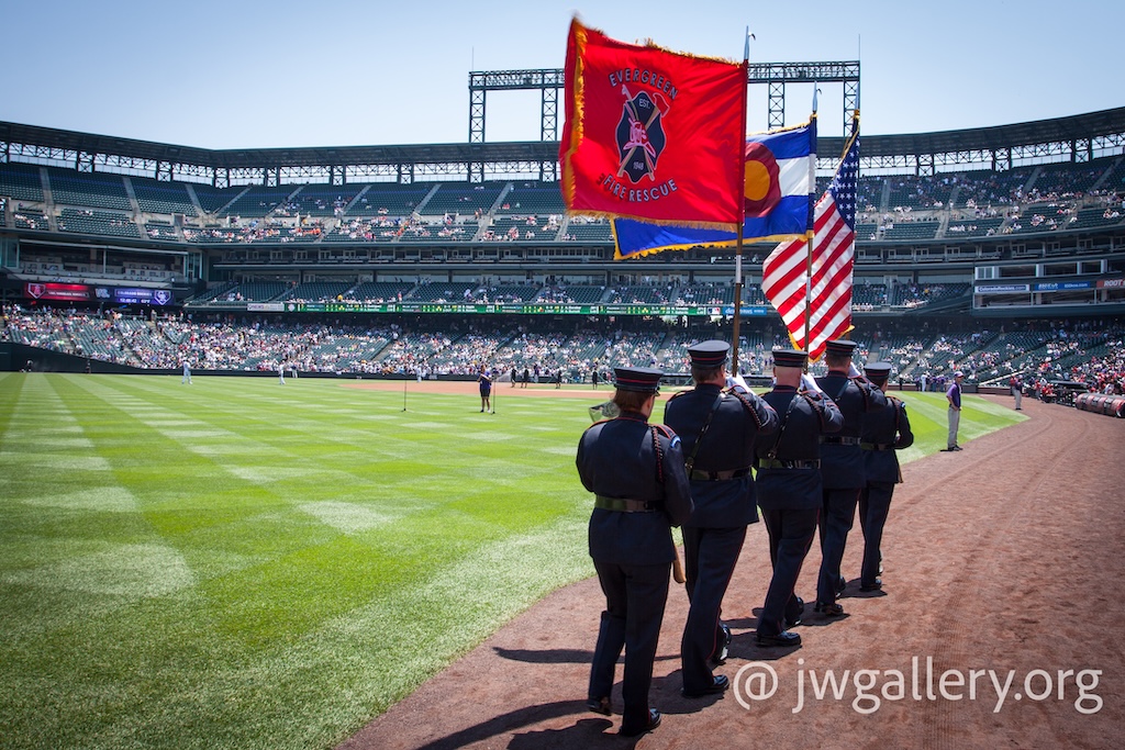 Elite Firefighters at Coors Field